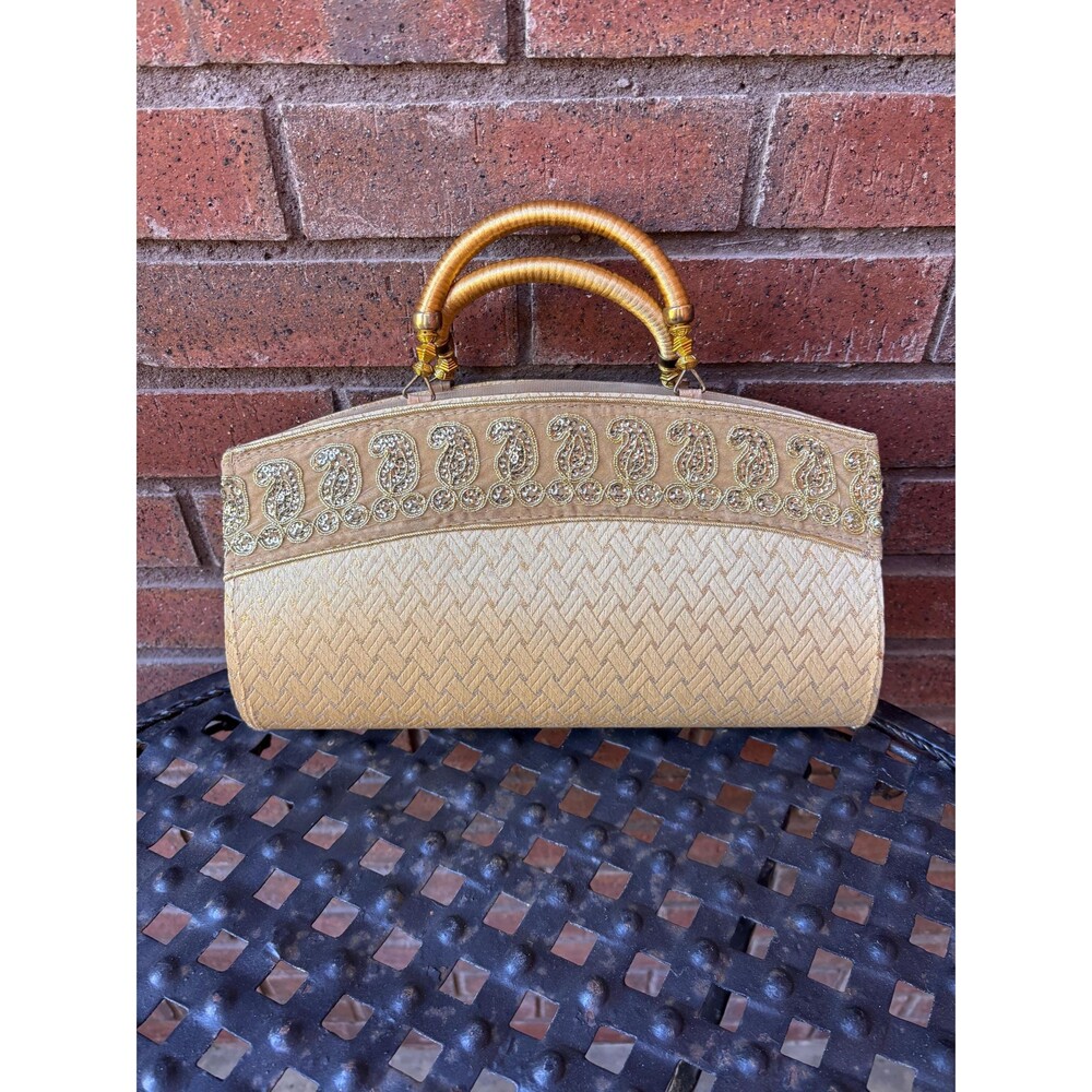 Gold Embelished Handbag